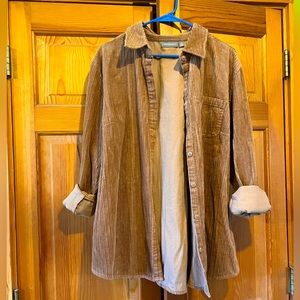 Brown Corduroy Button Up